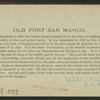 Old Fort San Marco.