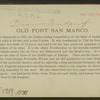Draw bridge of Old Fort San Marco.