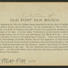 Interior of Old Fort San Marco.