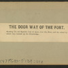 The Door way of the Fort.