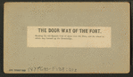 The Door way of the Fort.