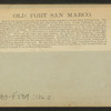 Old Fort San Marco.