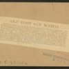 Old Fort San Marco.