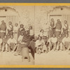 Group of Cheyenne and Arapahoe Indians in Native costume, confined in Fort Marion. St. Augustine, Florida