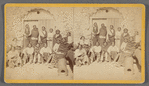 Group of Cheyenne and Arapahoe Indians in Native costume, confined in Fort Marion. St. Augustine, Florida