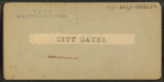 City gates.