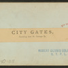 City gates, looking into St. George St.