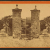 City gates, looking into St. George St.