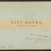 City gates, looking into St. George St.