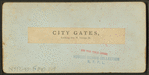 City gates, looking into St. George St.