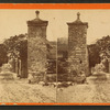 City gates, looking into St. George St.