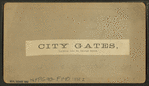 City gates, looking into St. George Street.