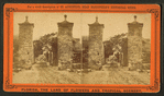 City gates, looking into St. George Street.