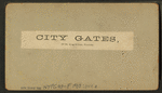 City gates of St. Augustine, Florida.