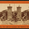 City gates, looking into St. George Street.
