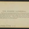 The Spanish Cathedral.