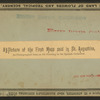 A picture of the first mass said in St. Augustine, Florida.