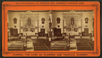 Interior view of the Old Spanish Cathedral at St. Augustine, Fla.