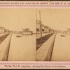 The Sea Wall; showing Fort Marion in the distance.