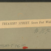 Treasury St., Seven Feet Wide.