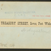 Treasury St., Seven feet wide, at St. Augustine, Fla.