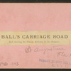 Ball's carriage road, and showing the orange archway in the distance. St. Augustine, Fla.