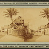 St. Francis St., showing the Oldest house in St. Augustine, Florida.