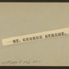 St. George Street.