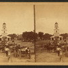 City Market House. Watermelon wagons standing in the foreground.