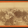 Panoramic view of city, looking north.
