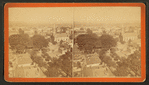 Panoramic view of city, looking north.
