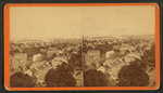 Panoromic view of Savannah, from the Independent Presbyterian Church,looking east.