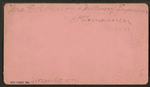 Mrs. C.A. Parson's Millinery Emporium [....]