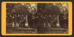 Stereoscopic views of cemeteries in Savannah, Georgia.