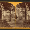 Statue of Mercury in Forsyth Park, Savannah, Ga.