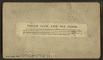 Uncle Jack and his home.