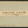 Uncle Jack, or the Oldest inhabitant of St. Augustine, Florida.