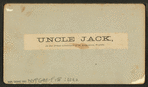 Uncle Jack, or the Oldest inhabitant of St. Augustine, Florida.