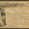 National Lincoln Monument, Springfield, Illinois. Interior of Memorial Hall.