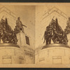 National Lincoln Monument, Springfield, Illinois. Infantry group and statue of Lincoln.