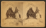 National Lincoln Monument, Springfield, Illinois. Infantry group and statue of Lincoln.