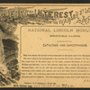 National Lincoln Monument, Springfield, Illinois. Catacomb and sarcophagus.