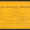 Ottawa Township High School. Erected 1879.