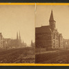 Ottawa Township High School. Erected 1879.