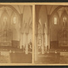 Aurora: interior of the German Catholic church.