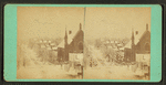 Bloomington: view of the town after a sleet storm, Jan. 1871