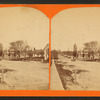 Elgin: a street view showing covered wagon.
