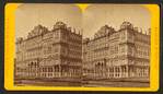Stereoscopic views of hotels in Chicago.