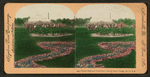 Flower beds and Greenhouse, Lincoln Park, Chicago, Ill. U.S.A.