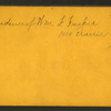 Residence of William F. Tucker. 1010 Prairie Avenue, Chicago.